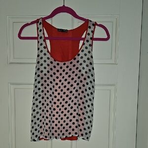 Polka Dot Sleeveless Top